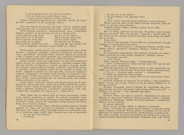 Broszura Aleksandra Kraushara [naprawdę Aleksandra Maliszewskiego] p.t. Warszawa i Warszawka w okresie przedpowstaniowym