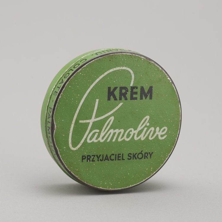Pudełko firmowe po kremie Palmolive