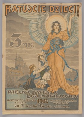 Plakat "Ratujcie dzieci"