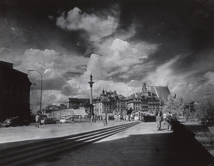 Widok na plac Zamkowy i Stare Miasto