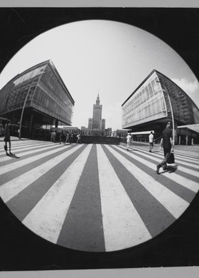 Widok na Pałac Kultury i Nauki