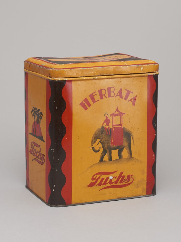 Pudło po herbacie firmy Fuchs