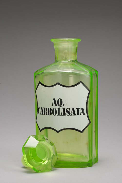Butelka apteczna "AQ. CARBOLISATA"