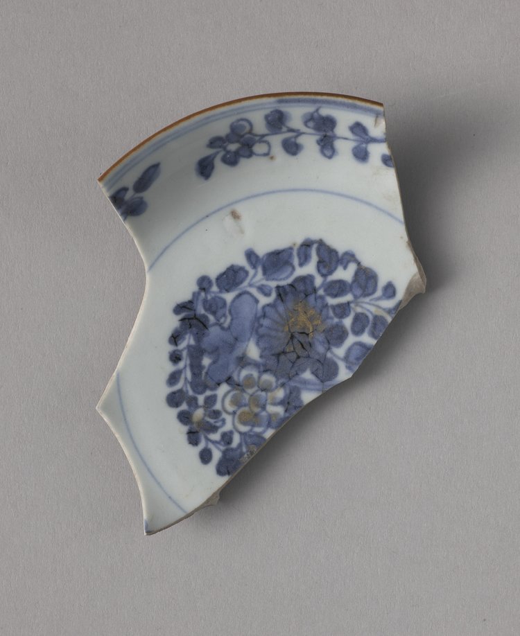 Spodek "minyao" w typie Batavia, fragment