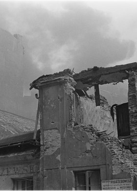 Pożar budynków w rejonie ulic Jasnej