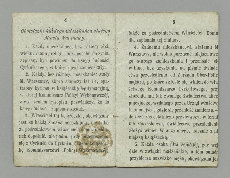 Książeczka legitymacyjna Ksawerego Gierszta