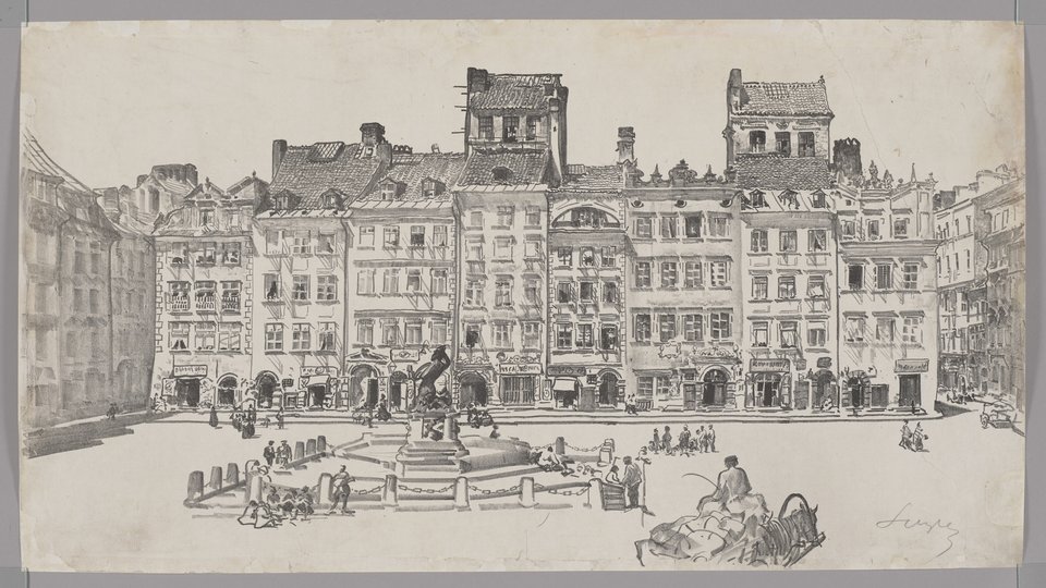 Rynek Starego Miasta, Leon Wyczółkowski
