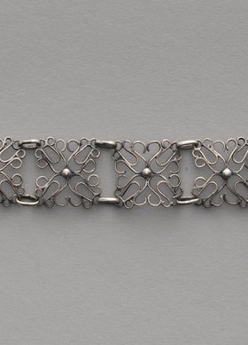 Bransoletka z ażurowych segmentów