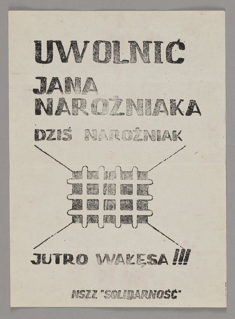 Uwolnić Jana Narożniaka Dziś Narożniak jutro Wałęsa!!!
