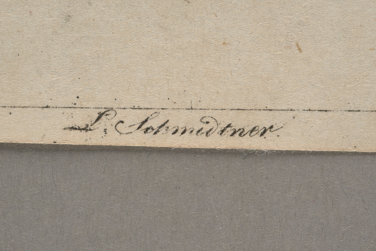 Pałac Zamojskich (Pałac Błękitny), widok fasady od ulicy Senatorskiej, rysunek pomiarowy