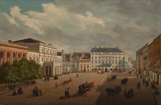 Widok Krakowskiego Przedmieścia