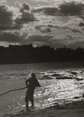 Panorama of Warsaw from the side of Praga