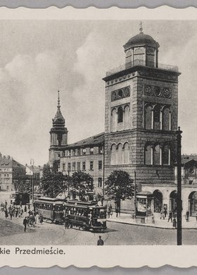 Krakowskie Przedmieście przy wylocie ulicy Miodowej