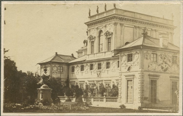 Pałac w Wilanowie, widok od ogrodu