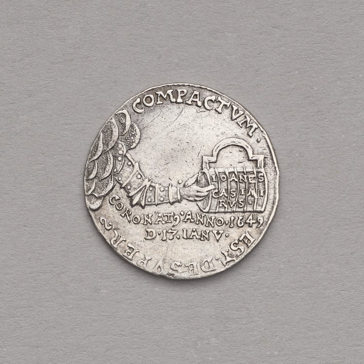 Jan Kazimierz. Żeton koronacyjny