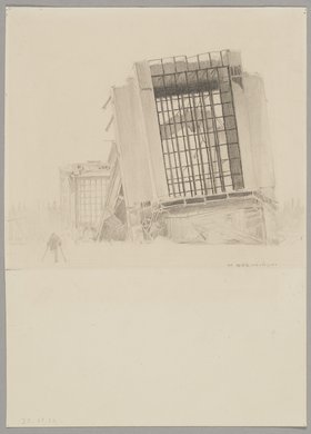 Dworzec Główny w ruinie