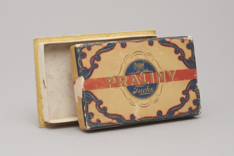 Pudełko po pralinach firmy Fuchs