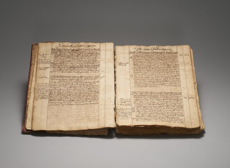 Tabula Censum-Księga ze sprawami ekonomicznymi Warszawskich Ojców Augustianów p.w. św. Marcina