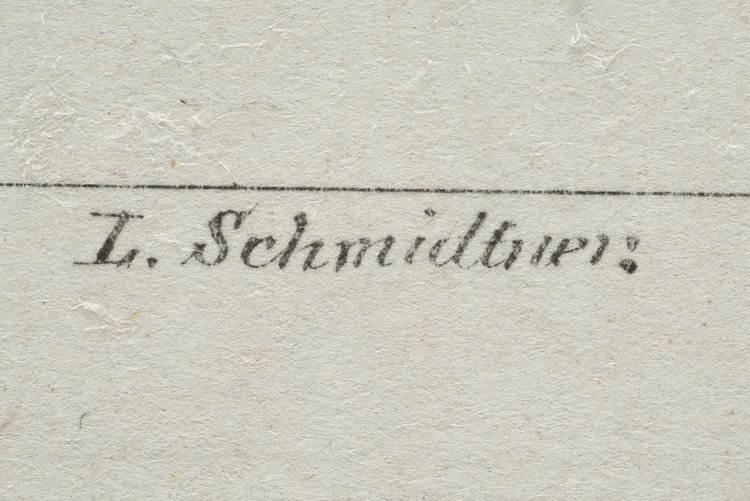 Przecięcie Łazienek Królewskich podług linie c.d. (Przekrój Pałacu na Wyspie)