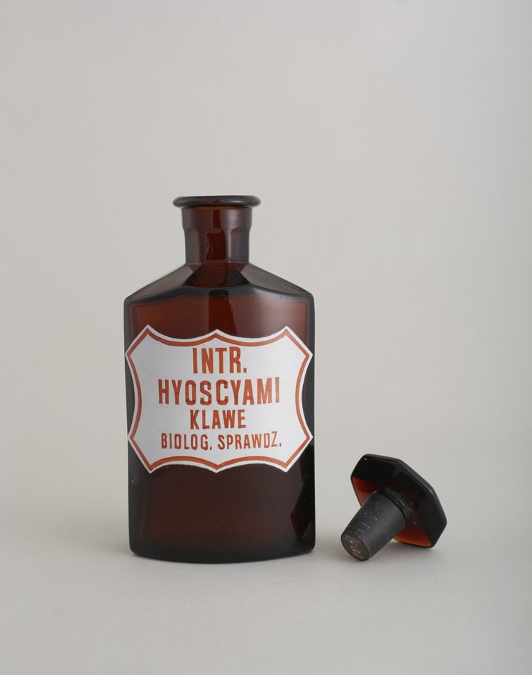 Butelka apteczna "INTR. HYOSCYAMI KLAWE"