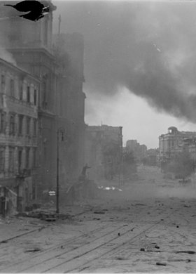 Walki o Komendę Policji i kościół św. Krzyża