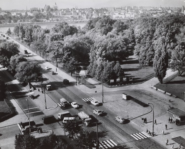 View of Praski Park and the Old Town