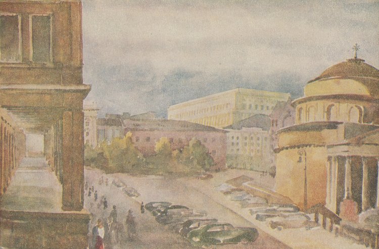 Album pt. "Warszawa w obrazach R. Manna"