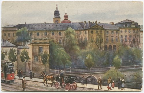 Zamek Królewski od strony Nowego Zjazdu