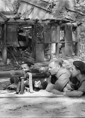 Nauka obsługi karabinu maszynowego MG 08/15