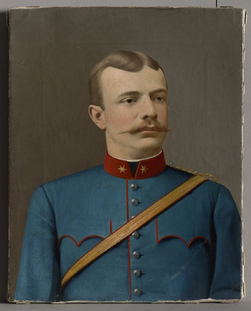 Portret podporucznika armii austro-węgierskiej