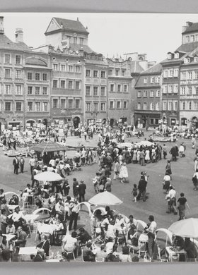 Old Town Market Square on a spring or summer afternoon