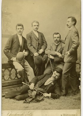 Portret pięciu mężczyzn