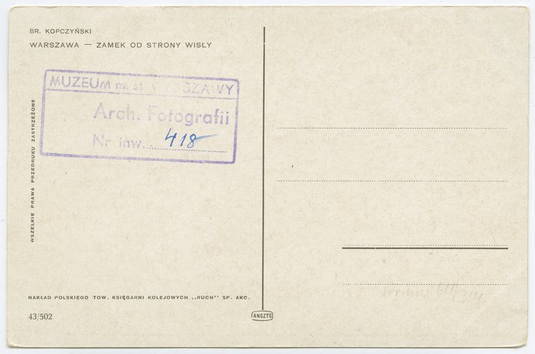 Zamek Królewski od strony Wisły