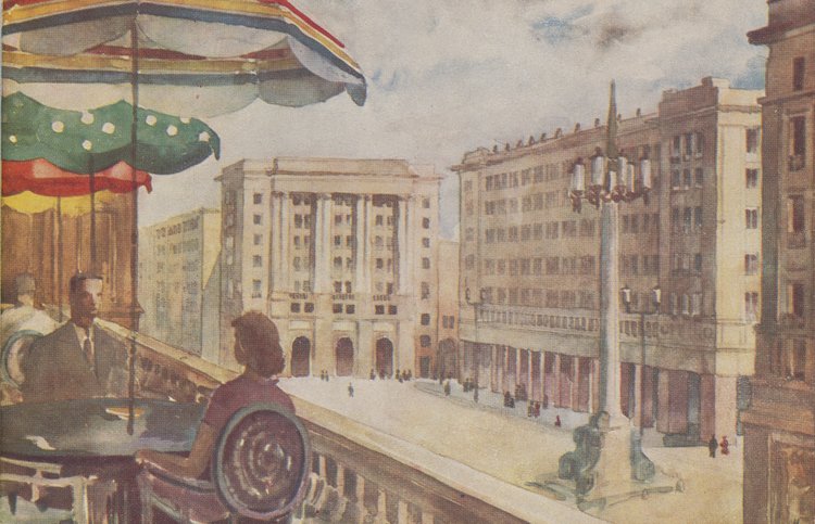 Album pt. "Warszawa w obrazach R. Manna"