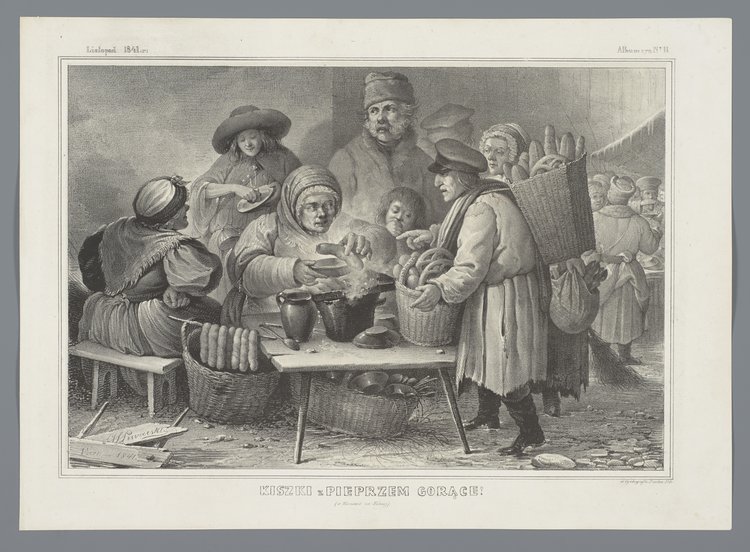 Kiszki z pieprzem gorące w Warszawie na Wolnicy