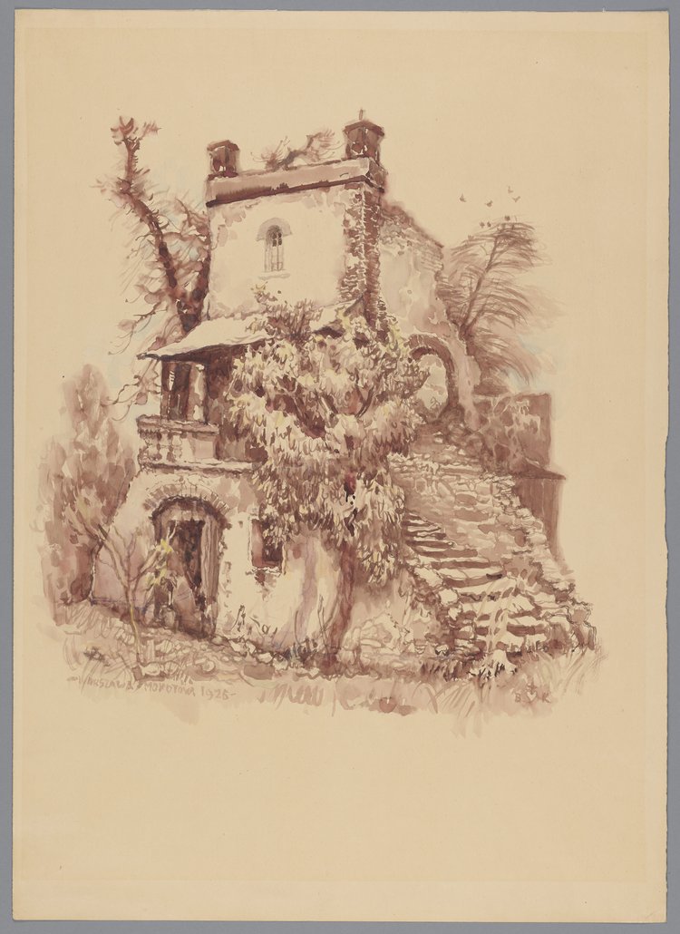 Mokotów (Zameczek w parku na Mokotowie)