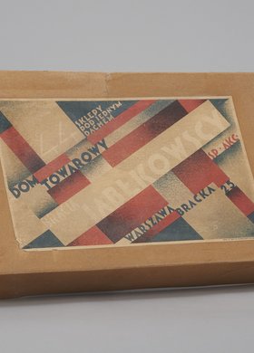 Pudełko firmowe Domu Towarowego Bracia Jabłkowscy