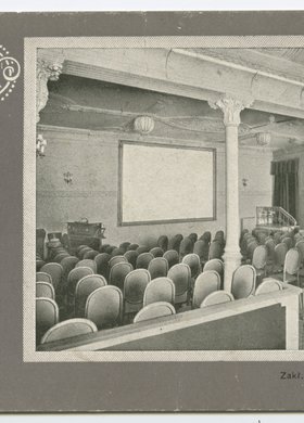 Wnętrze kinoteatru Trianon przy ulicy Siennej
