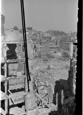 Panorama ruin Śródmieścia