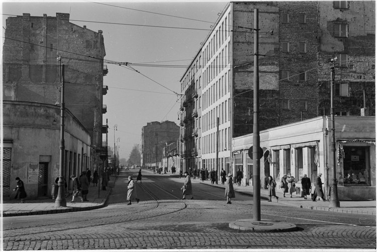 Ulica Nowowiejska, widok od strony placu Zbawiciela