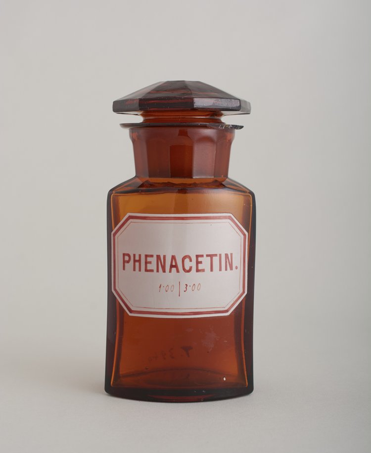 Słoik apteczny po fenacetynie
