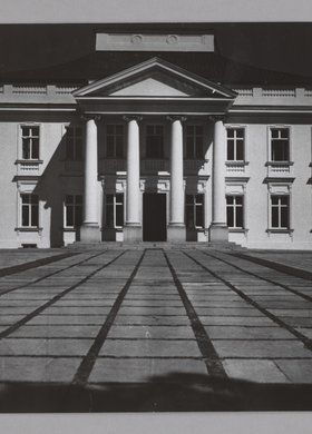 Pałac Belwederski od strony dziedzińca