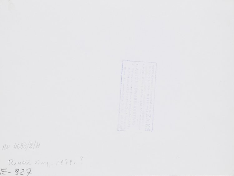 Rynek Starego Miasta zimą, widok na kamienice strony Dekerta i Barssa