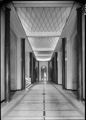 Wnętrze westybulu pałacu Brühla