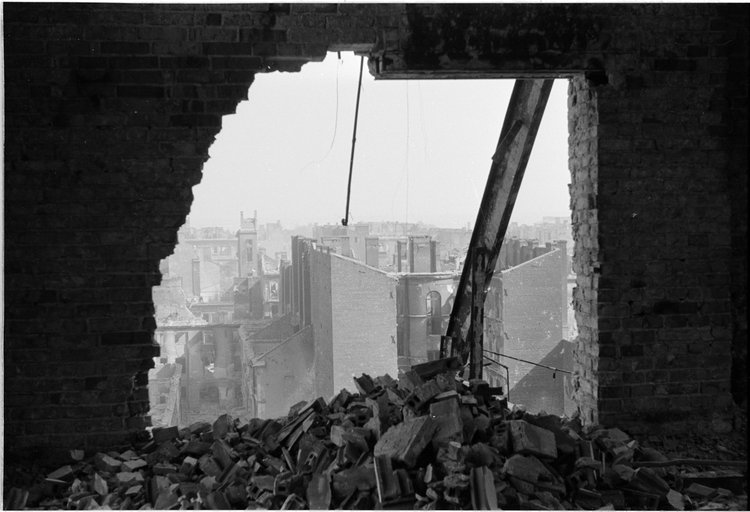 Panorama ruin Śródmieścia