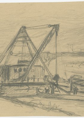 Prace przy nabrzeżu wiślanym