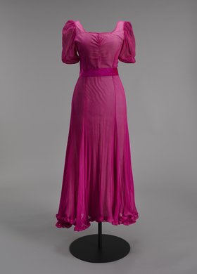 Suknia balowa w kolorze magenta