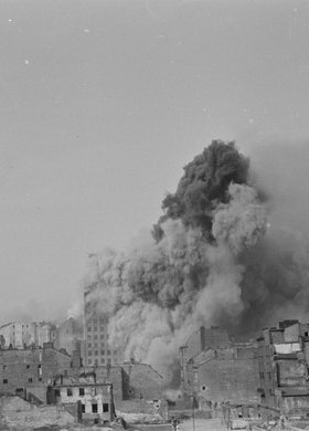 Wybuch pocisku w gmachu Towarzystwa Ubezpieczeń "Prudential"
