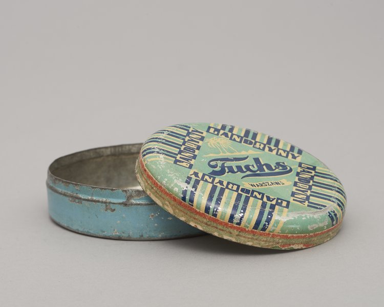 Pudełko po landrynkach firmy Fuchs