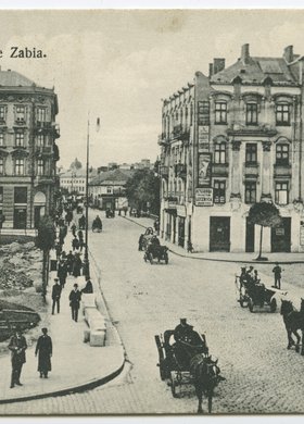 Plac Żelaznej Bramy i ulica Żabia